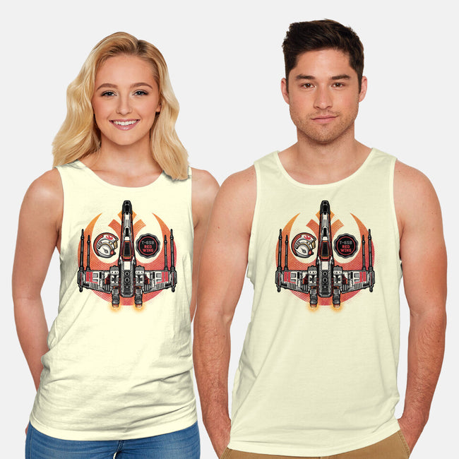 Red Wing Pilot-Unisex-Basic-Tank-glitchygorilla