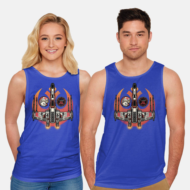 Red Wing Pilot-Unisex-Basic-Tank-glitchygorilla