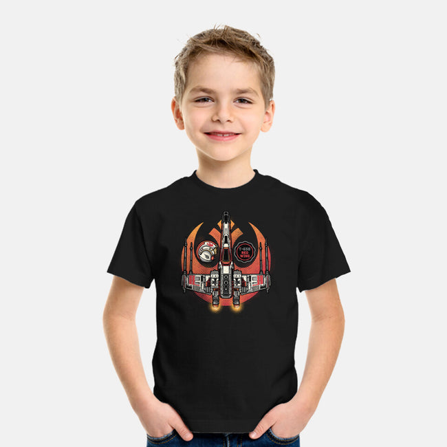 Red Wing Pilot-Youth-Basic-Tee-glitchygorilla