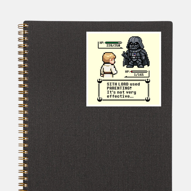 Sith Lord Used Parenting-None-Glossy-Sticker-Popnotic