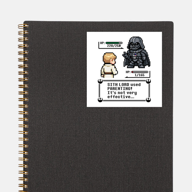 Sith Lord Used Parenting-None-Glossy-Sticker-Popnotic