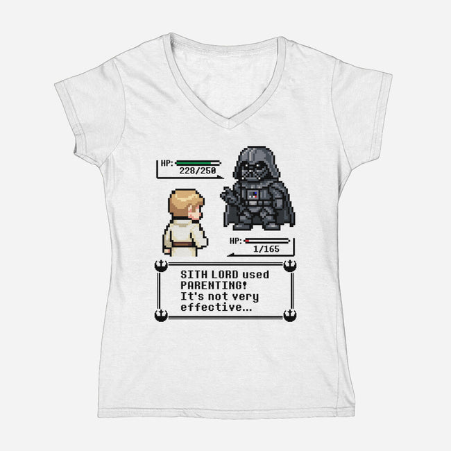 Sith Lord Used Parenting-Womens-V-Neck-Tee-Popnotic