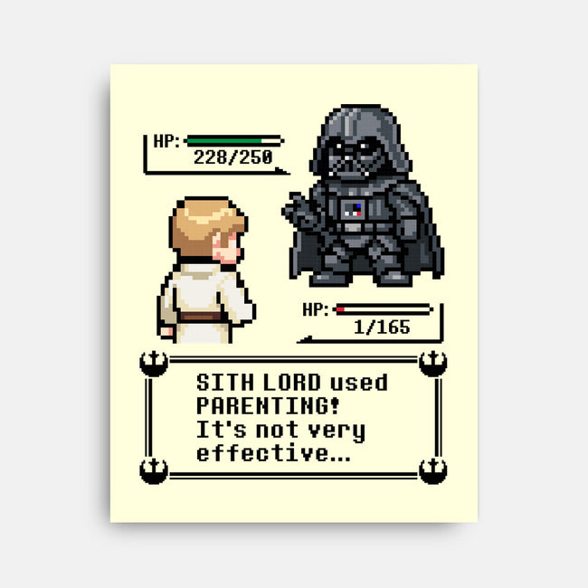 Sith Lord Used Parenting-None-Stretched-Canvas-Popnotic