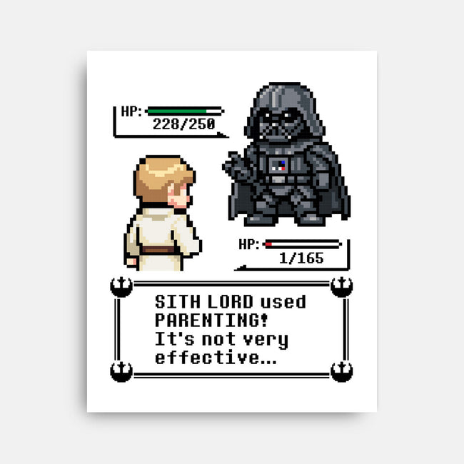 Sith Lord Used Parenting-None-Stretched-Canvas-Popnotic