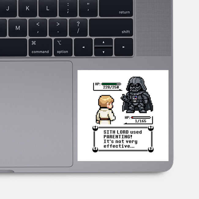 Sith Lord Used Parenting-None-Glossy-Sticker-Popnotic