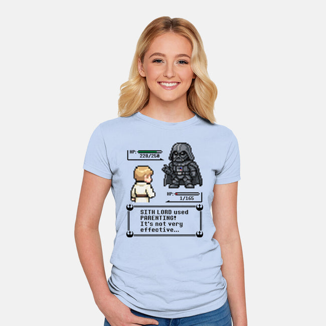 Sith Lord Used Parenting-Womens-Fitted-Tee-Popnotic