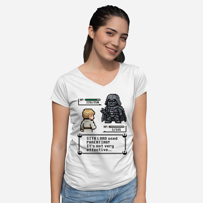 Sith Lord Used Parenting-Womens-V-Neck-Tee-Popnotic