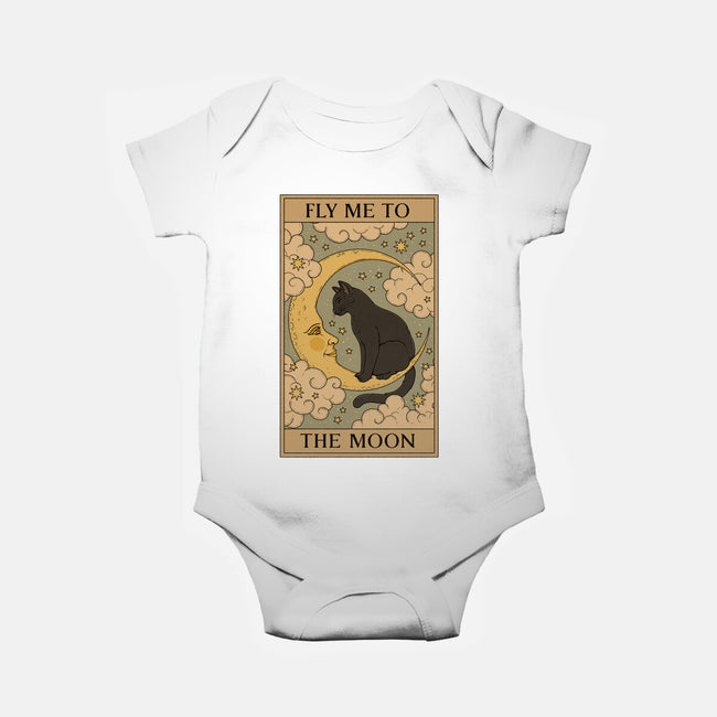 Fly Me To The Moon Tarot-Baby-Basic-Onesie-Thiago Correa