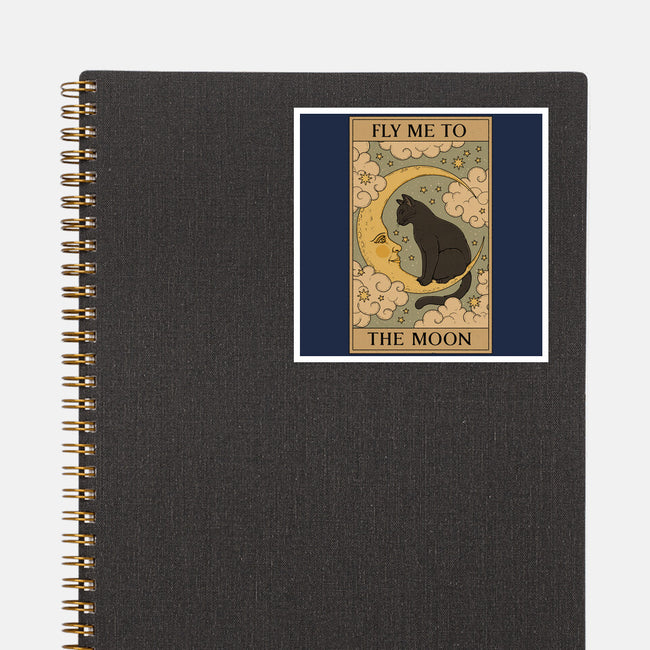 Fly Me To The Moon Tarot-None-Glossy-Sticker-Thiago Correa