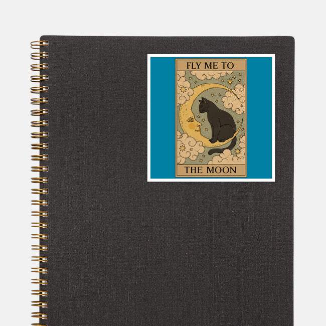 Fly Me To The Moon Tarot-None-Glossy-Sticker-Thiago Correa