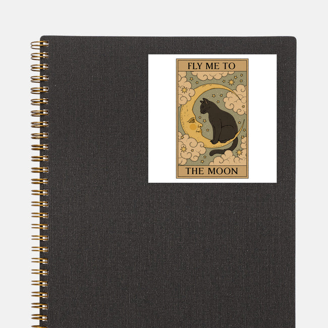 Fly Me To The Moon Tarot-None-Glossy-Sticker-Thiago Correa