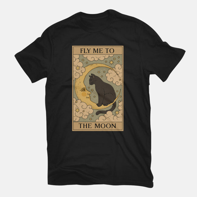 Fly Me To The Moon Tarot-Mens-Basic-Tee-Thiago Correa