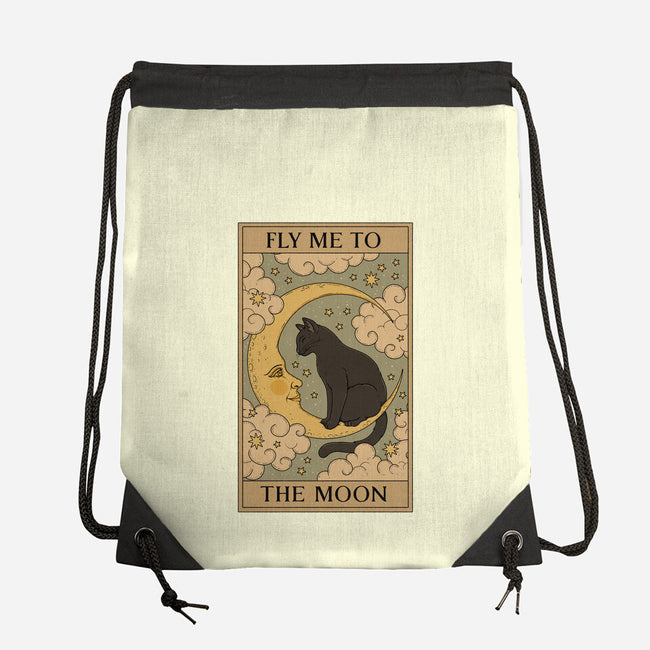 Fly Me To The Moon Tarot-None-Drawstring-Bag-Thiago Correa