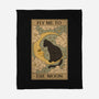 Fly Me To The Moon Tarot-None-Fleece-Blanket-Thiago Correa