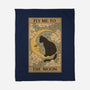 Fly Me To The Moon Tarot-None-Fleece-Blanket-Thiago Correa