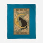 Fly Me To The Moon Tarot-None-Fleece-Blanket-Thiago Correa
