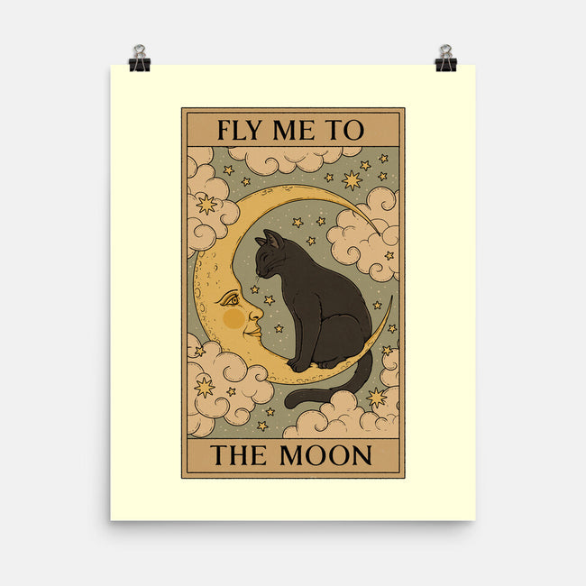 Fly Me To The Moon Tarot-None-Matte-Poster-Thiago Correa