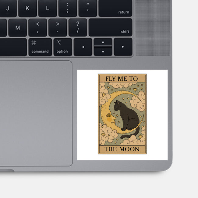 Fly Me To The Moon Tarot-None-Glossy-Sticker-Thiago Correa