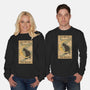 Fly Me To The Moon Tarot-Unisex-Crew Neck-Sweatshirt-Thiago Correa