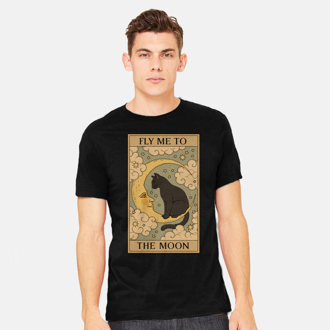 Fly Me To The Moon Tarot-Mens-Heavyweight-Tee-Thiago Correa