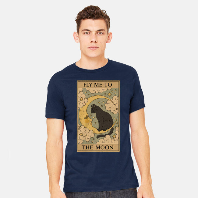 Fly Me To The Moon Tarot-Mens-Heavyweight-Tee-Thiago Correa