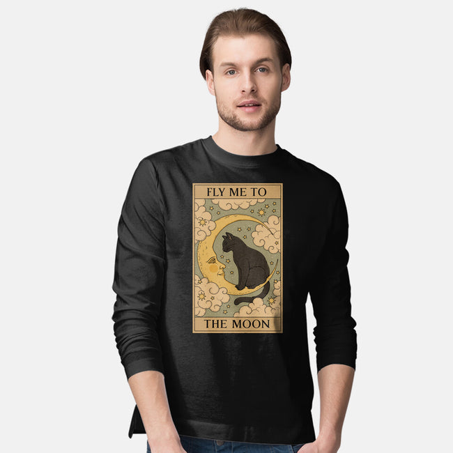 Fly Me To The Moon Tarot-Mens-Long Sleeved-Tee-Thiago Correa
