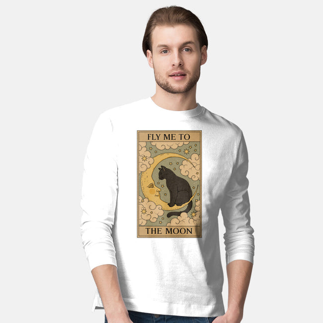 Fly Me To The Moon Tarot-Mens-Long Sleeved-Tee-Thiago Correa