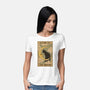 Fly Me To The Moon Tarot-Womens-Basic-Tee-Thiago Correa