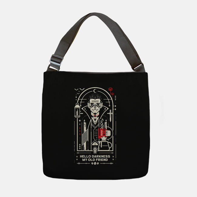 Hello Coffee My Old Friend-None-Adjustable Tote-Bag-BadBox