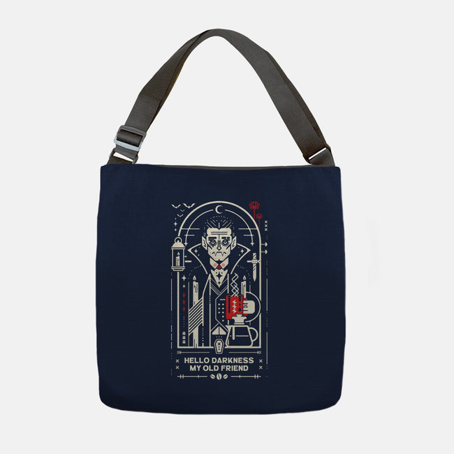 Hello Coffee My Old Friend-None-Adjustable Tote-Bag-BadBox