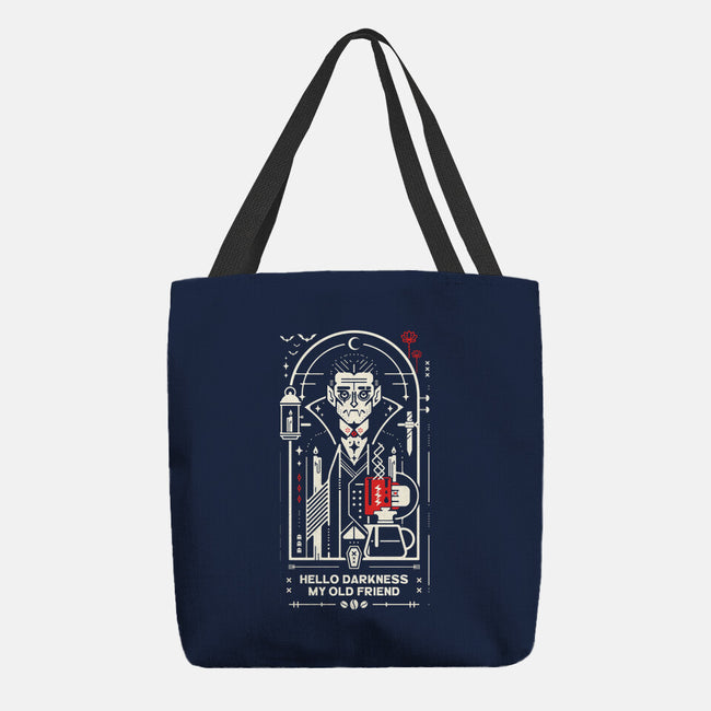 Hello Coffee My Old Friend-None-Basic Tote-Bag-BadBox
