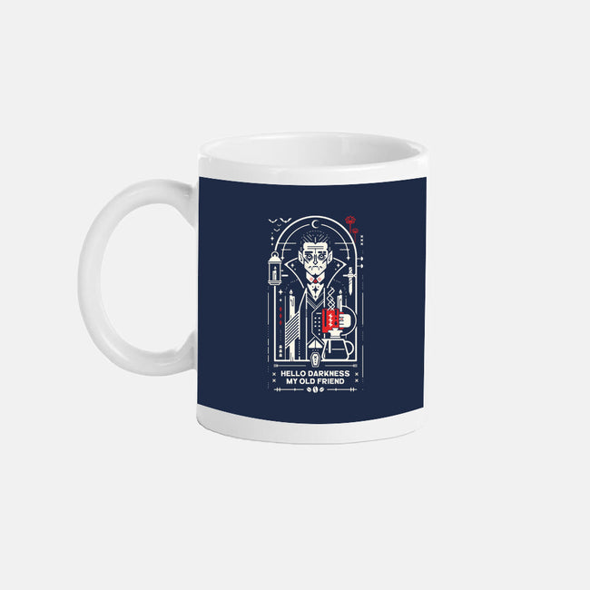 Hello Coffee My Old Friend-None-Mug-Drinkware-BadBox