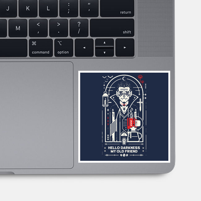 Hello Coffee My Old Friend-None-Glossy-Sticker-BadBox