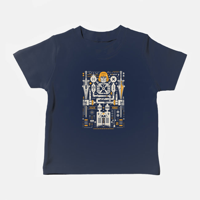 By The Power Of Coolness-Baby-Basic-Tee-BadBox