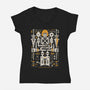By The Power Of Coolness-Womens-V-Neck-Tee-BadBox