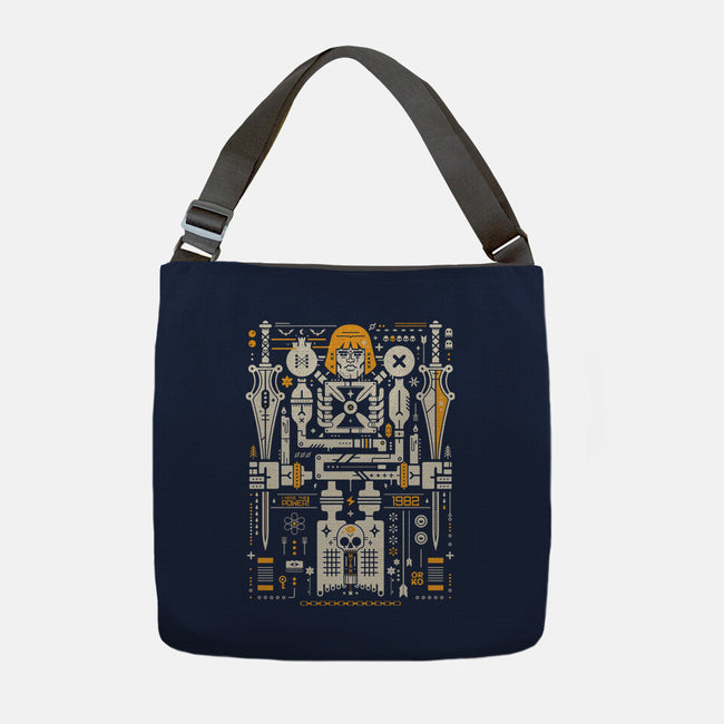 By The Power Of Coolness-None-Adjustable Tote-Bag-BadBox