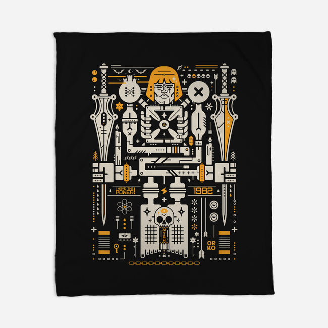 By The Power Of Coolness-None-Fleece-Blanket-BadBox