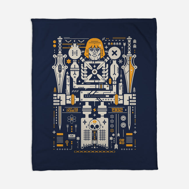 By The Power Of Coolness-None-Fleece-Blanket-BadBox