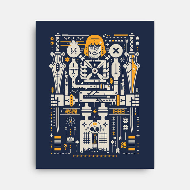 By The Power Of Coolness-None-Stretched-Canvas-BadBox