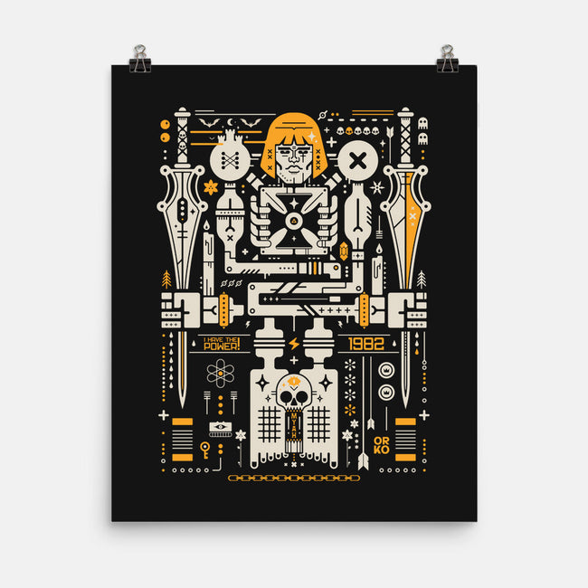By The Power Of Coolness-None-Matte-Poster-BadBox