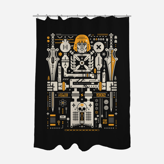 By The Power Of Coolness-None-Polyester-Shower Curtain-BadBox