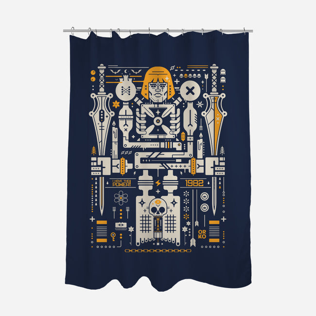 By The Power Of Coolness-None-Polyester-Shower Curtain-BadBox