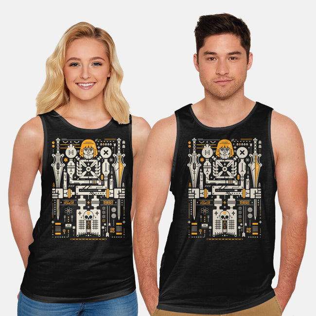 By The Power Of Coolness-Unisex-Basic-Tank-BadBox