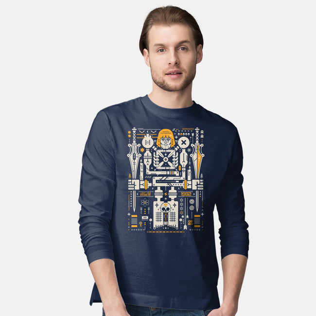 By The Power Of Coolness-Mens-Long Sleeved-Tee-BadBox