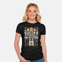 By The Power Of Coolness-Womens-Fitted-Tee-BadBox