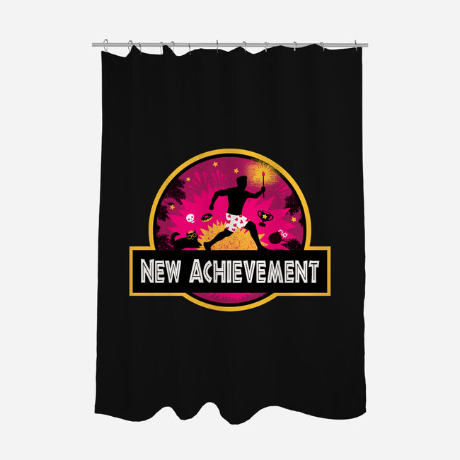 New Achievement-None-Polyester-Shower Curtain-dandingeroz