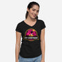 New Achievement-Womens-V-Neck-Tee-dandingeroz