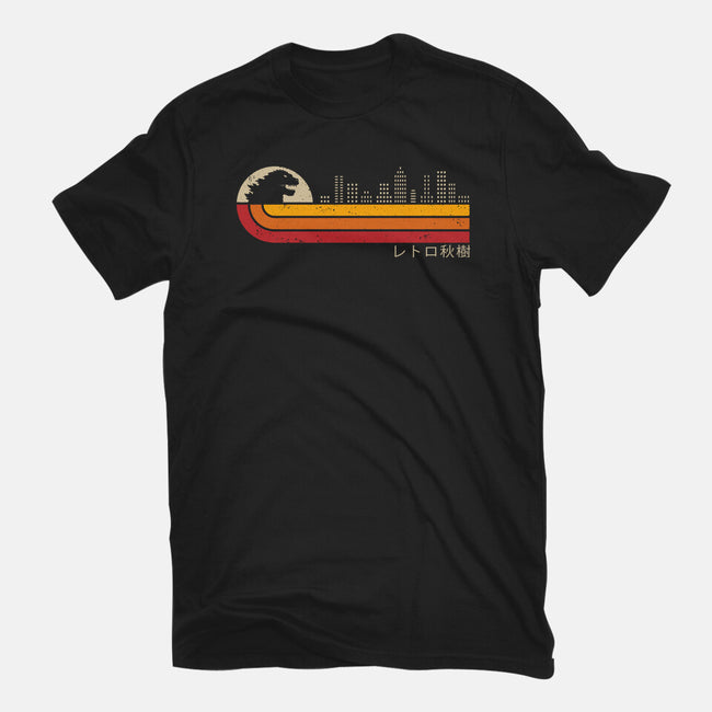 Retro Kaiju City-Mens-Basic-Tee-erion_designs