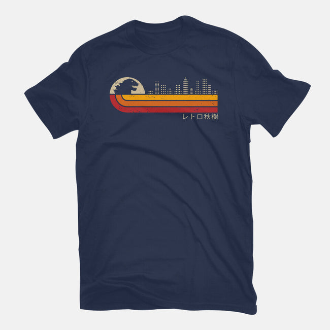 Retro Kaiju City-Mens-Basic-Tee-erion_designs