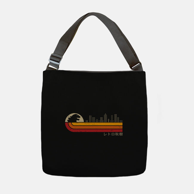 Retro Kaiju City-None-Adjustable Tote-Bag-erion_designs